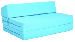ColourMatch Small Double Chairbed - Crystal Blue.